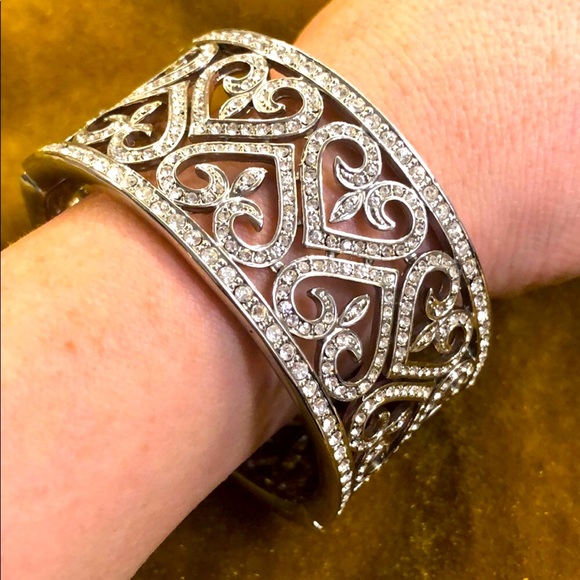 Rhinestone Cuff Bracelet - Picture 1 of 6